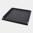 Global Views Wrapped Handle Leather Tray