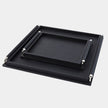 Global Views Wrapped Handle Leather Tray