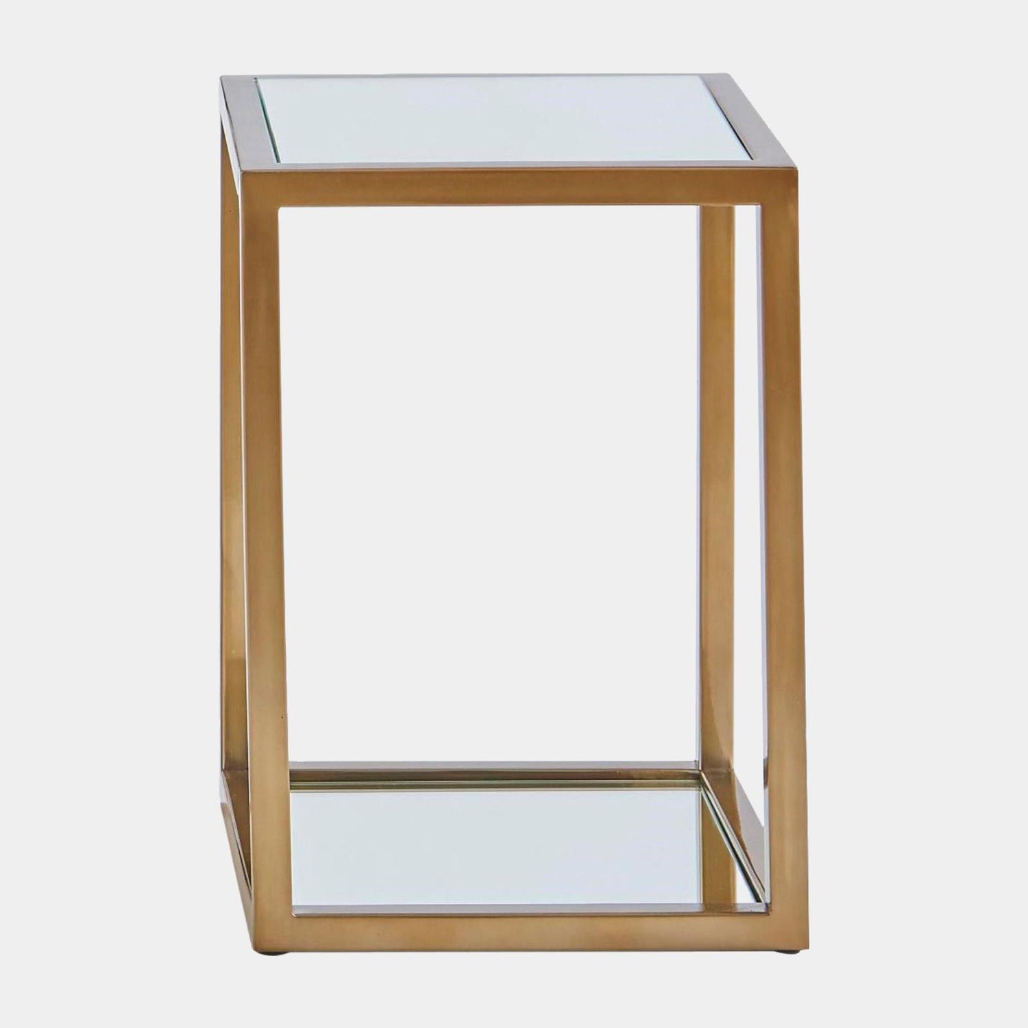 Global Views Brass Escher Pedestal Planter