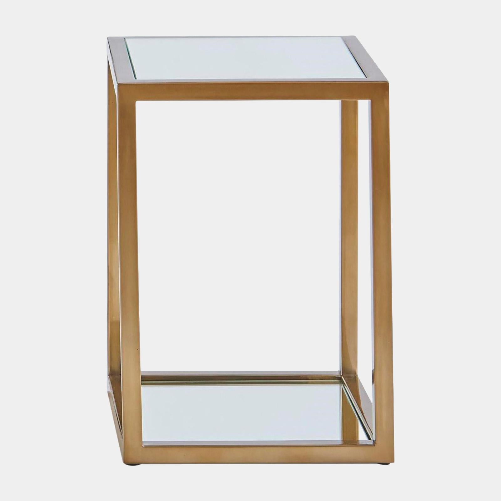 Global Views Brass Escher Pedestal Planter