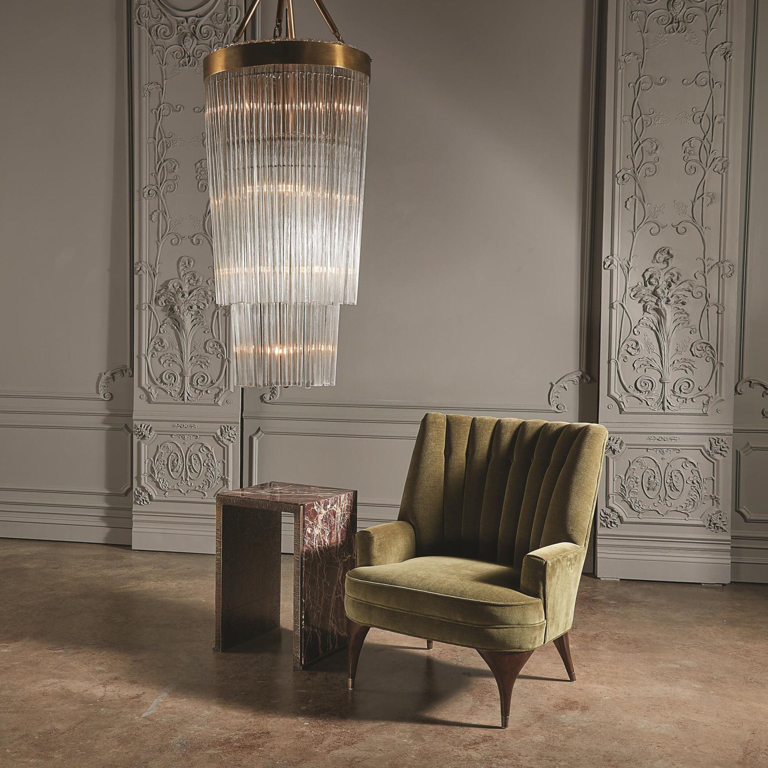 Global Views Rain Chandelier