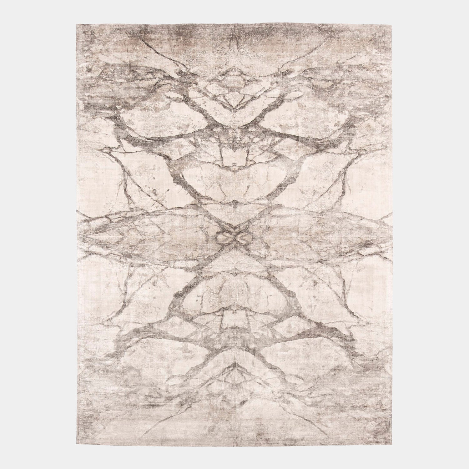 Global Views Neutrals Mirror Match Marble Rug