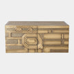 Global Views Abstract Block Two Door Cabinet