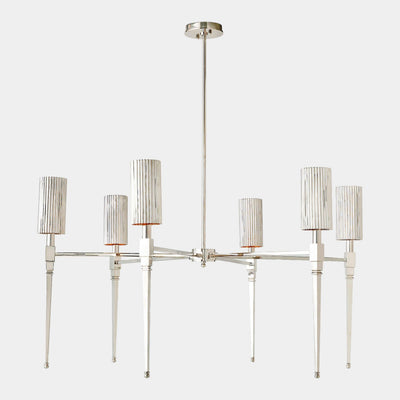 Global Views Golina Fluted Chandelier Clearance