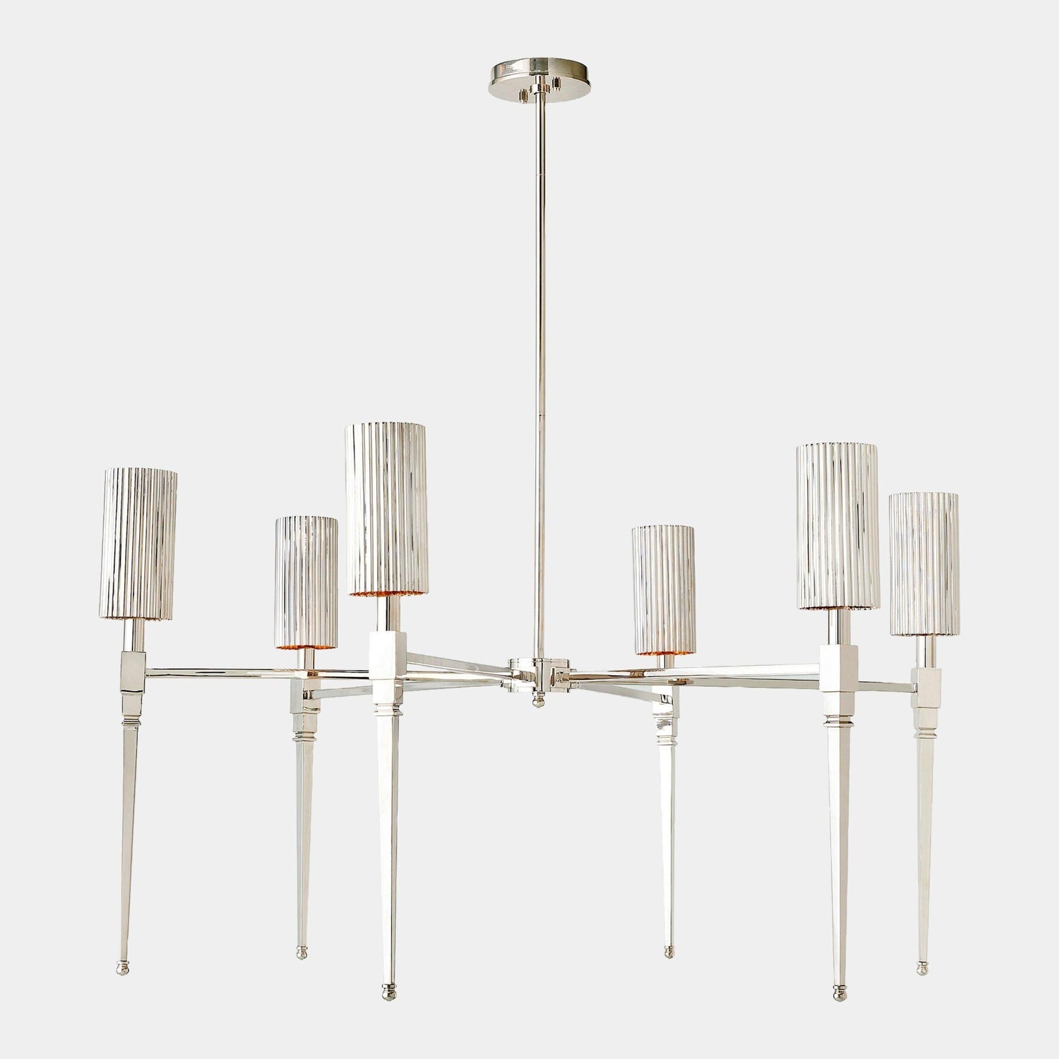 Global Views Golina Fluted Chandelier Clearance