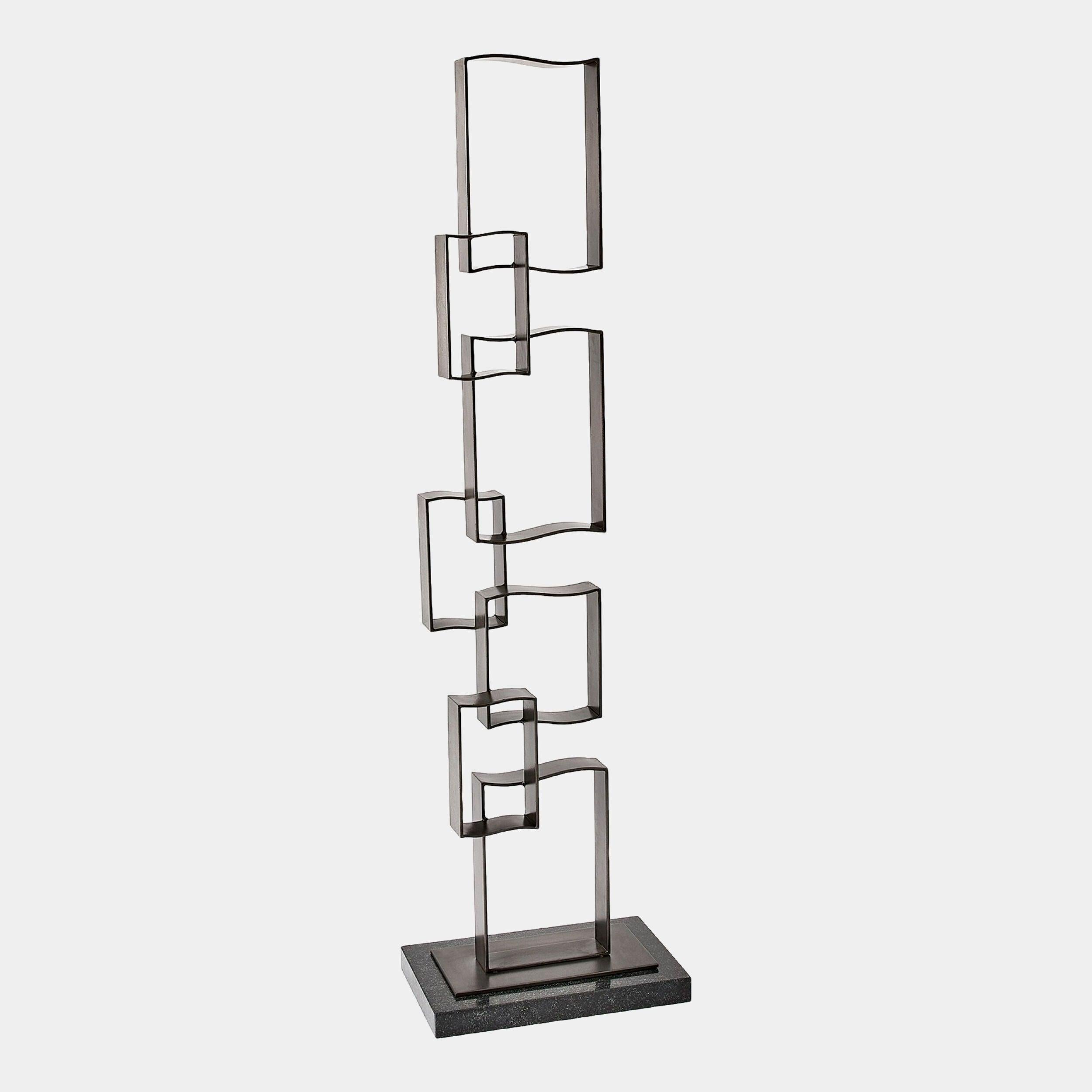Global Views Bent Square Sculpture