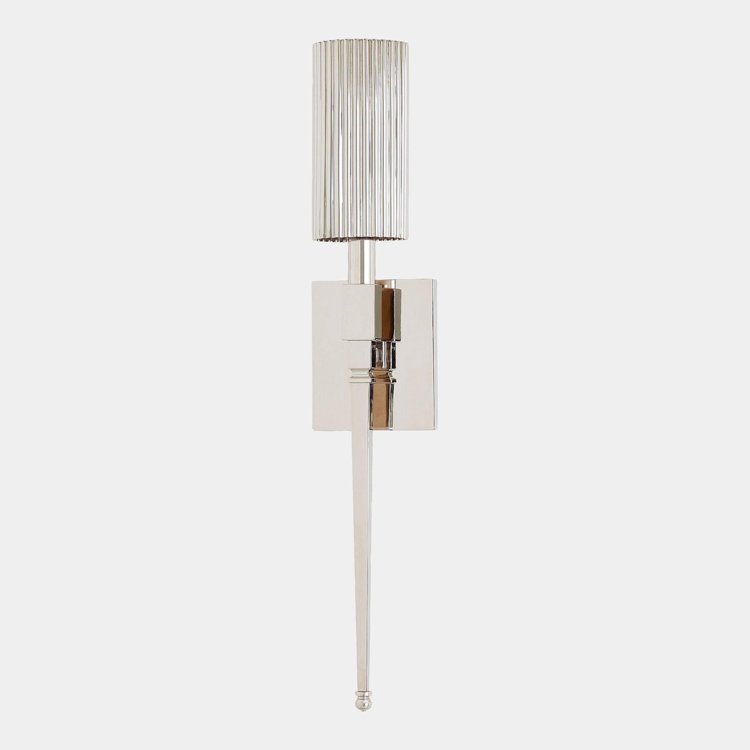 Global Views Golino Fluted Single Wall Sconce