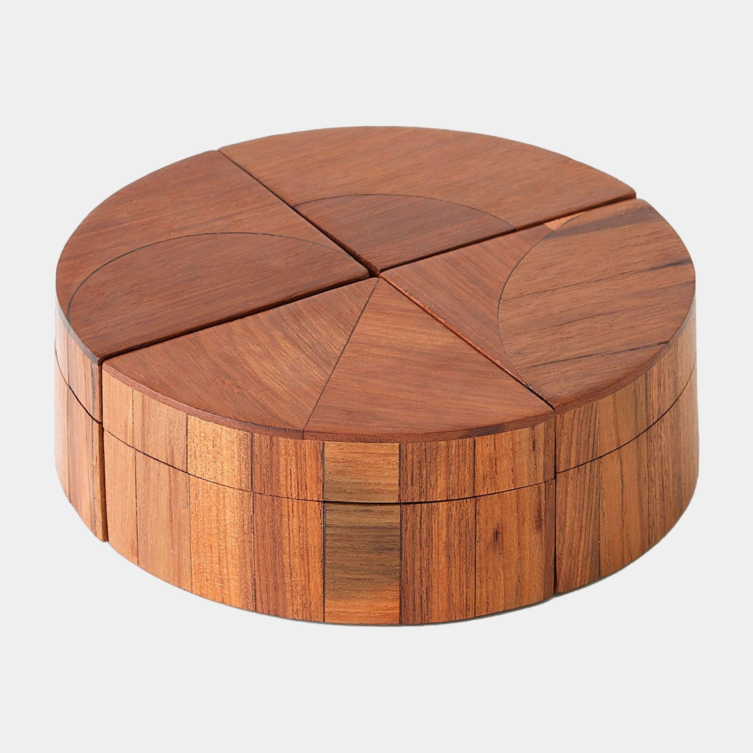 Global Views Willamette Quartered Wood Box Set Clearance