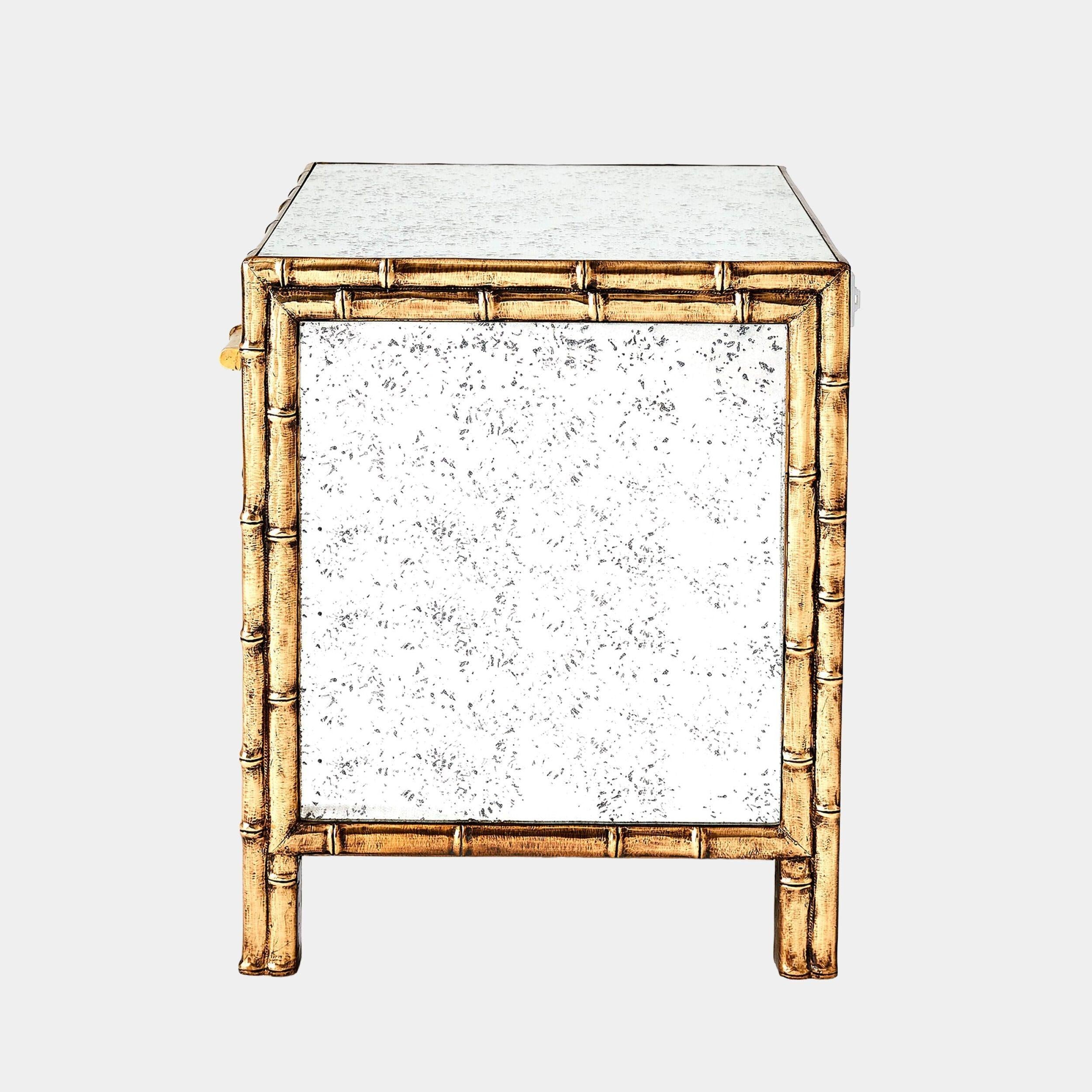 Global Views Mari Bamboo Bedside Chest