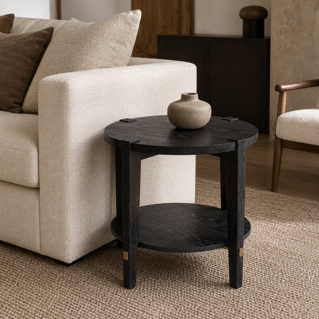 BMC Whitfield Round End Table