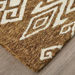 Feizy Wallace 8A43F Transitional Medallion Rug in Brown/White