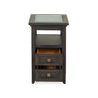 Magnussen Home Westley Falls Graphite Chairside End Table