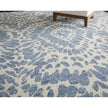 Feizy Wallace 8A39F Modern Abstract Rug in Blue/Ivory