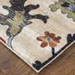 Feizy Melrose 39P1F Transitional Floral & Botanical Rug in Ivory/Red/Blue