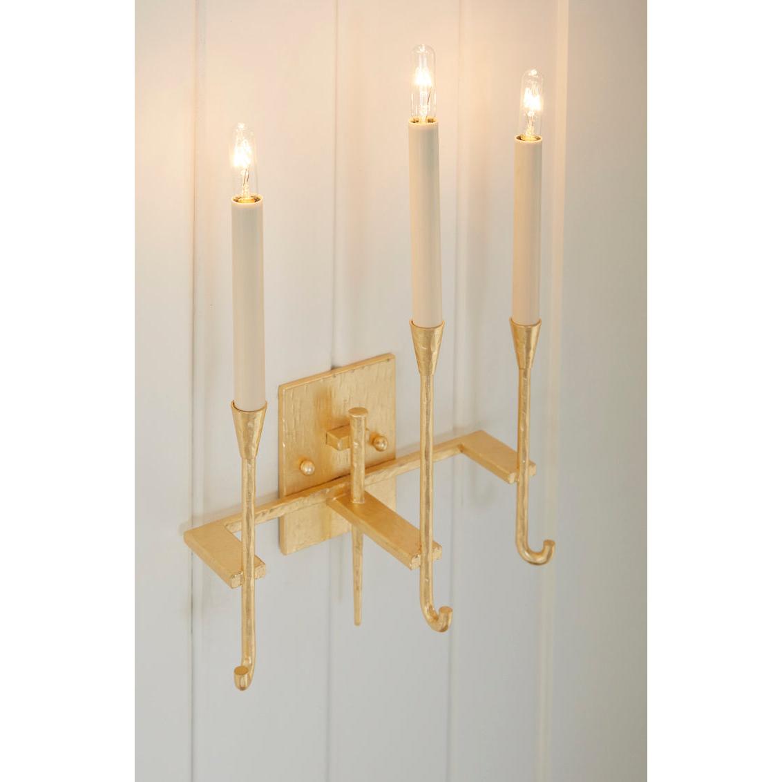 Wildwood Diego Gold Leaf Sconce