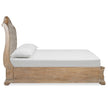 Magnussen Home Marisol Fawn Upholstered Sleigh Bed