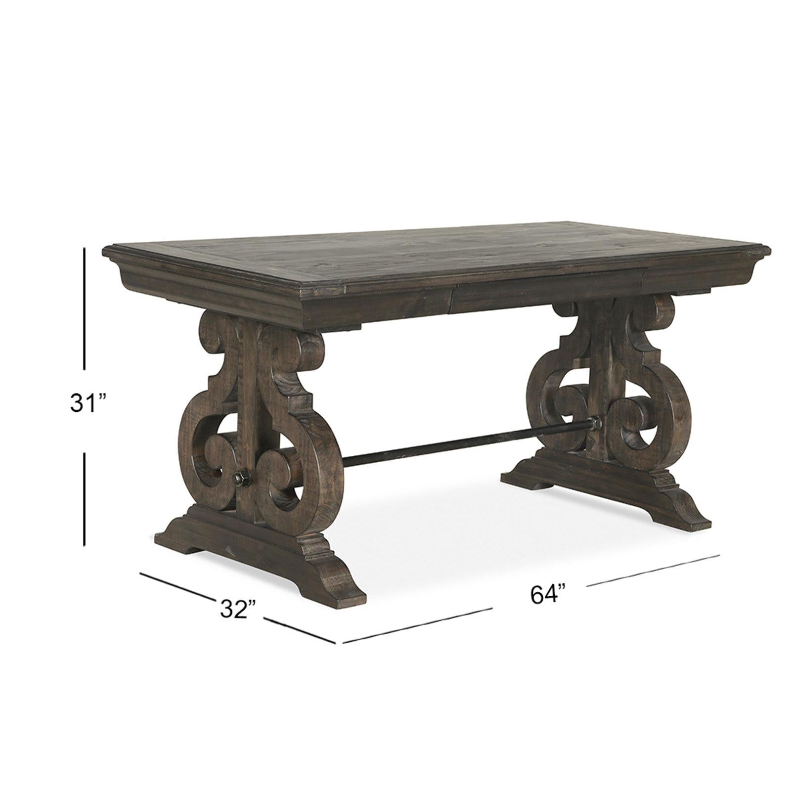 Magnussen Home Bellamy Peppercorn Writing Desk
