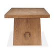 Magnussen Home Lindon Belgian Wheat Trestle Dining Table