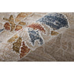 Feizy Pasha 39M8F Transitional Floral & Botanical in Ivory/Blue/Gold