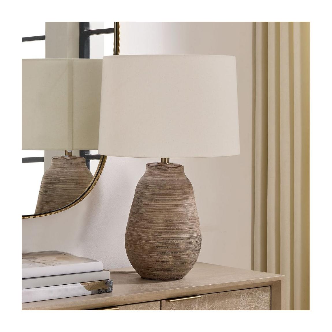 Uttermost Tonachio Etched Urn Table Lamp