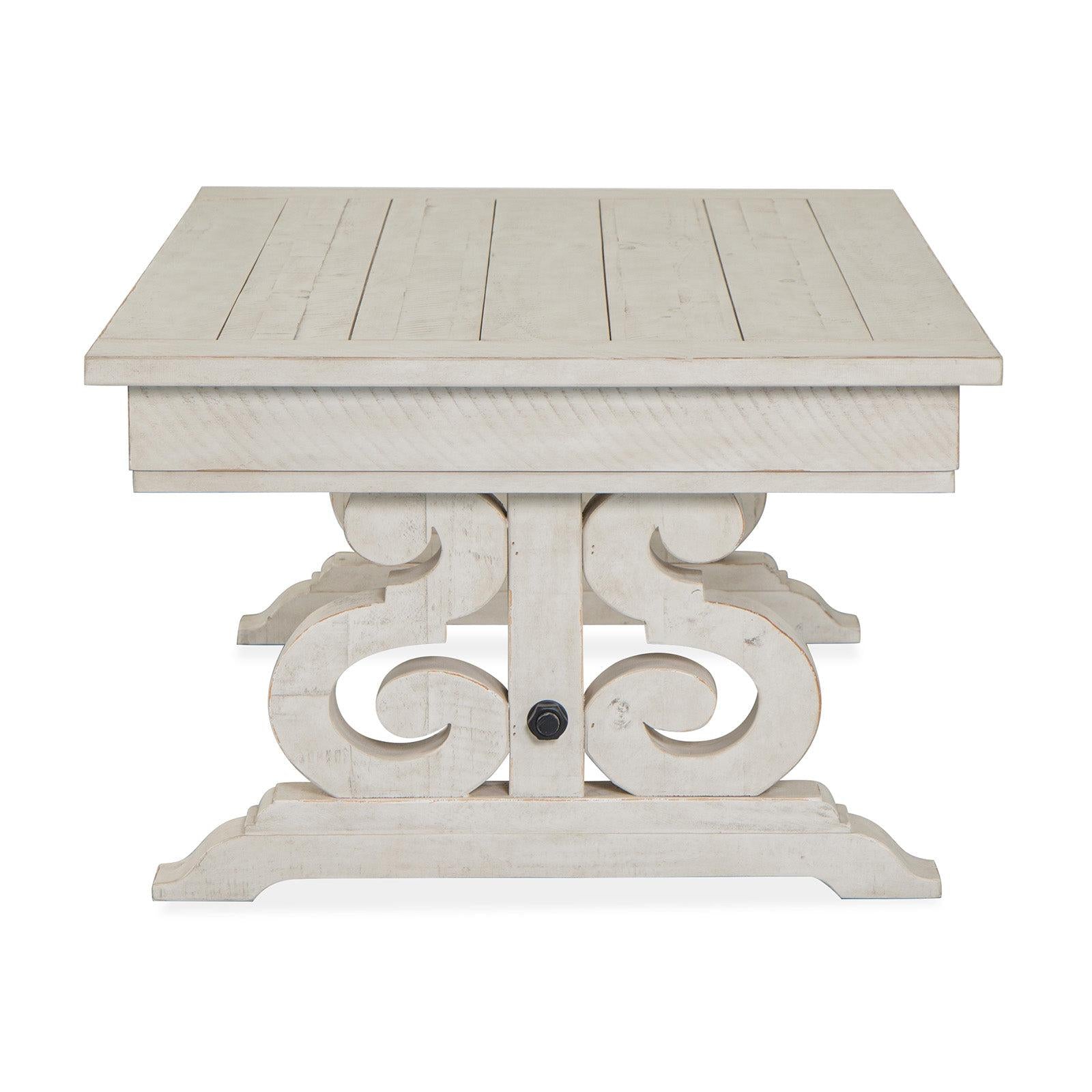 Magnussen Home Bronwyn Alabaster Rectangular Cocktail Table