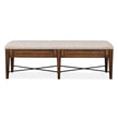 Magnussen Home Bay Creek Toasted Nutmeg Upholstered Bench