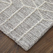 Feizy Emerson T8015 Modern Abstract, Gray/Ivory, Rug