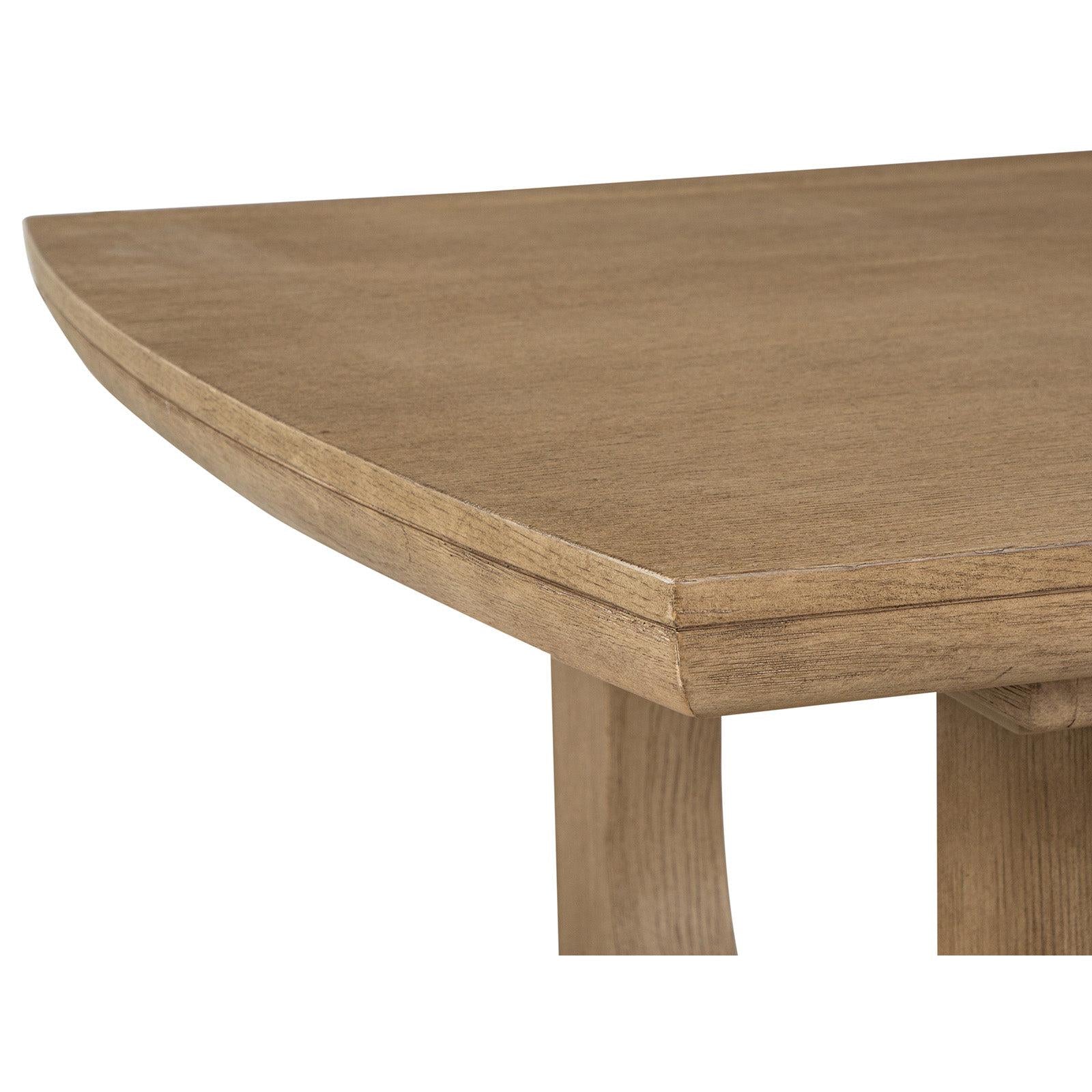Magnussen Home Tristan Swiss Coffee Extendable Trestle Dining Table
