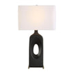 Uttermost Void Matte Black Table Lamp