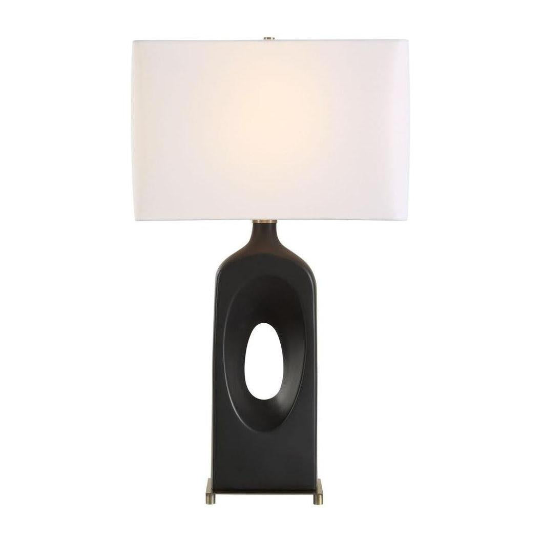 Uttermost Void Matte Black Table Lamp