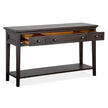 Magnussen Home Westley Falls Graphite Rectangular Sofa Table