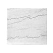 Magnussen Home Esme White Marble And Brushed Nickel Rectangular End Table