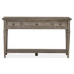 Magnussen Home Lancaster Dovetail Grey Rectangular Sofa Table