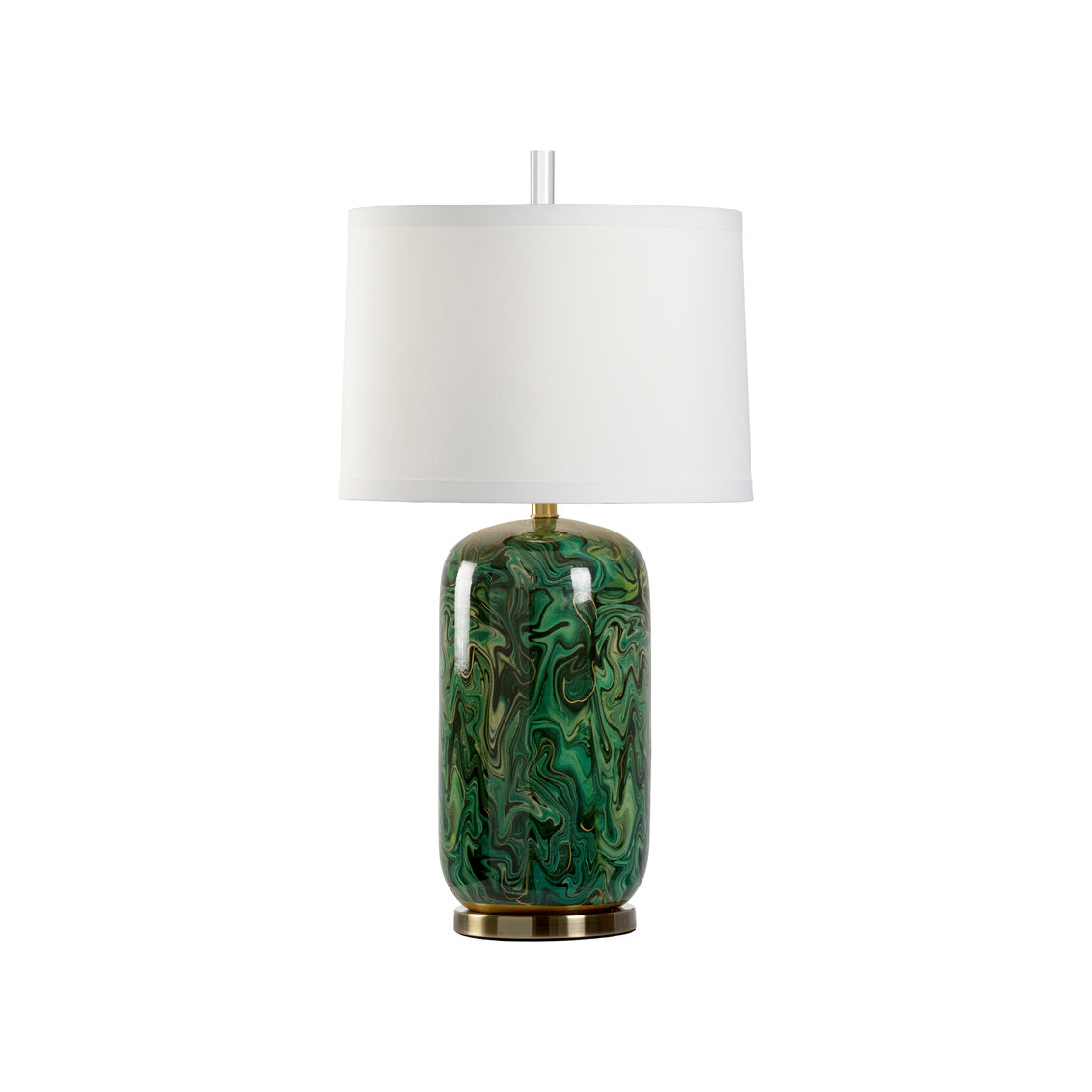 Wildwood Newport Emerald Lamp
