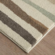 Feizy Eden 39QXF Modern Abstract Rug in Ivory/Brown/Blue