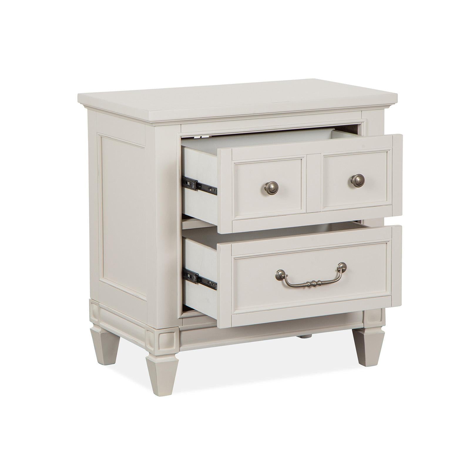 Magnussen Home Willowbrook Egg Shell White Nightstand