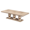 Michael Amini West Kensington Rectangular Dining Table - Sea Salt Caramel