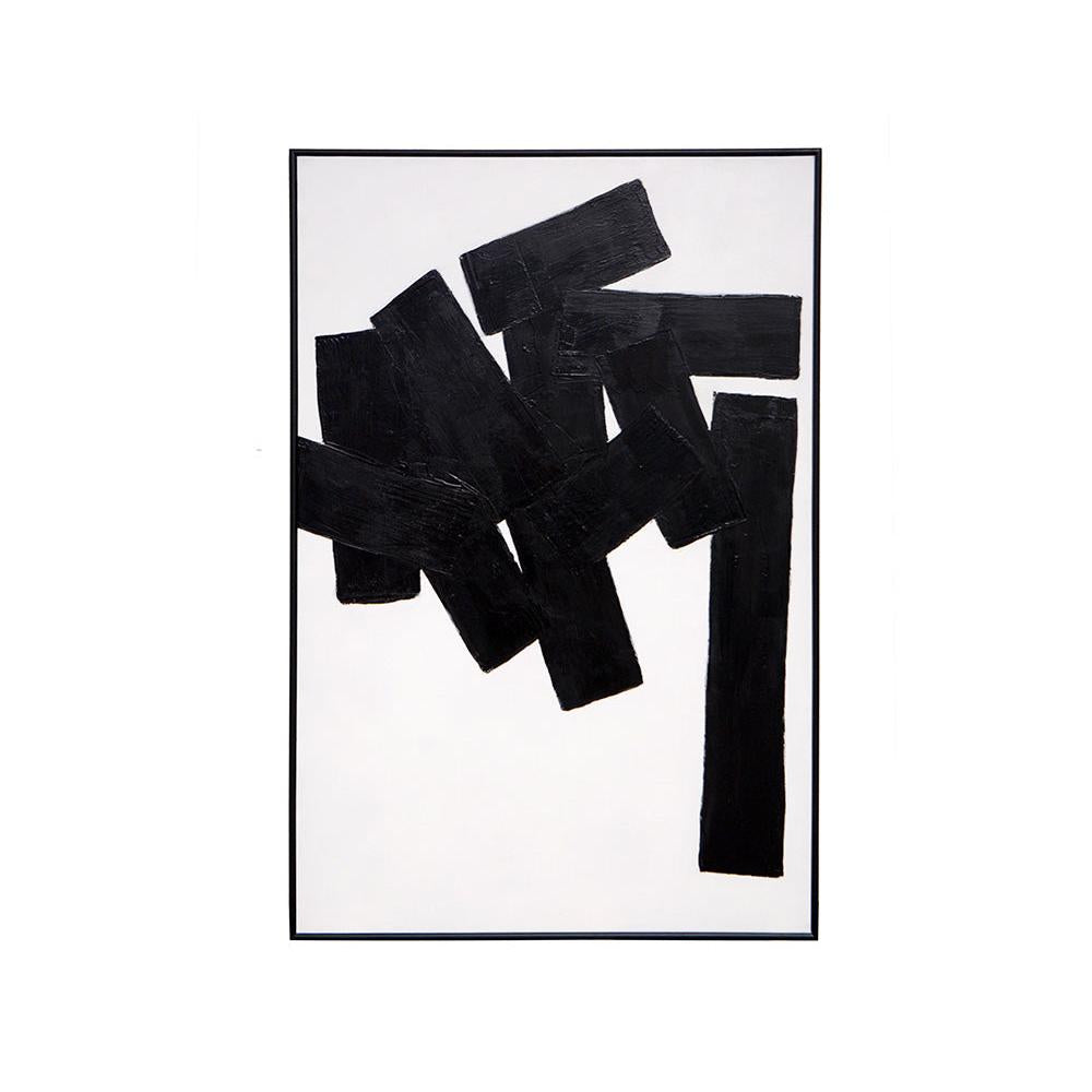 Sunpan Building Blocks Black Floater Frame