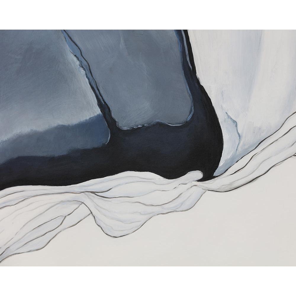 Sunpan Glacial Rock Black Floater Frame