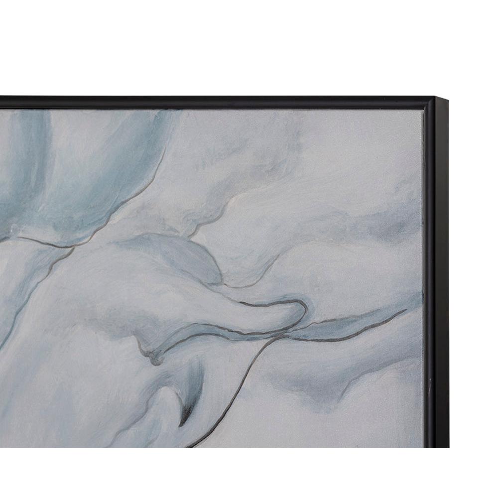 Sunpan Glacial Rock Black Floater Frame