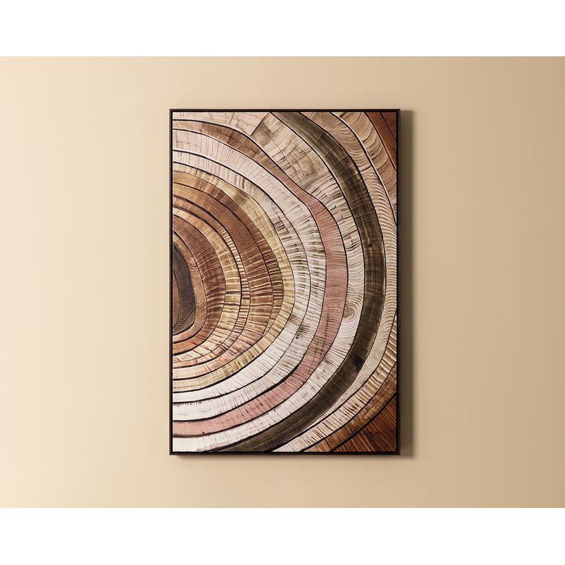 Sunpan Turning Point Brown Floater Frame