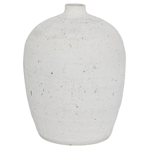 Uttermost Floreana White Vase