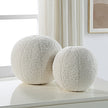 Uttermost Capra Ball Sheepskin Pillows - Set of 2