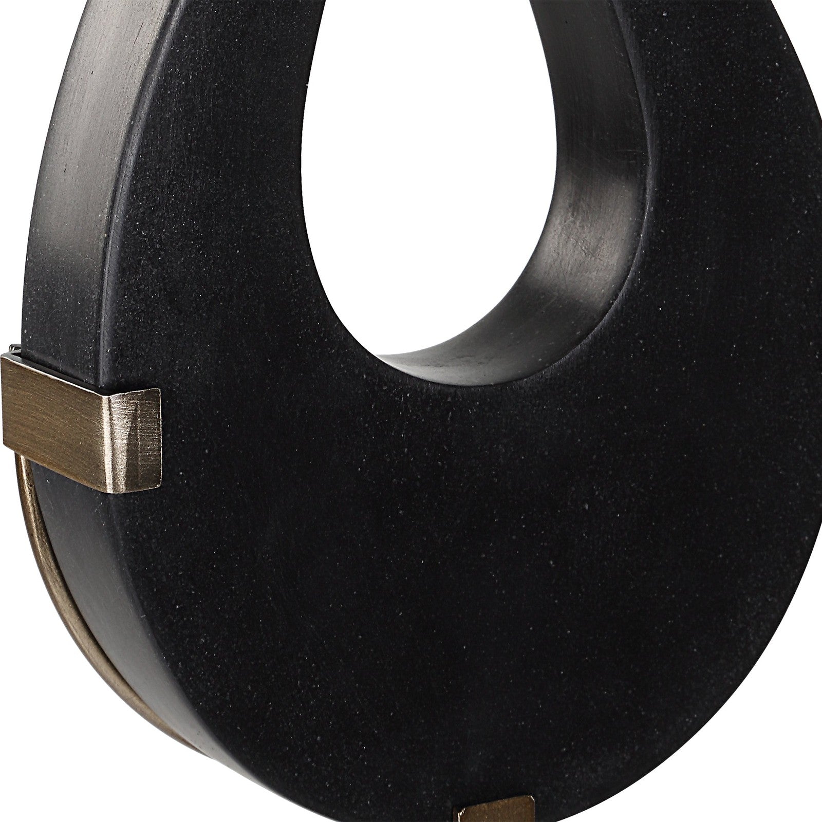 Uttermost Black Flame Sculptures - Set of 2