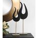 Uttermost Black Flame Sculptures - Set of 2