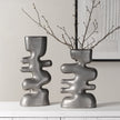 Uttermost Free Flowing Nickel Vases - Set of 2