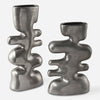 Uttermost Free Flowing Nickel Vases - Set of 2