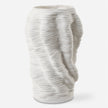 Uttermost Stratified Matte White Vase