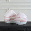 Uttermost Blush Swirl Glass Vases - Set of 2
