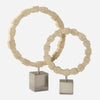 Uttermost Ivory Fusion Stone Rings - Set of 2